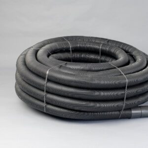 Twinwall Ducting 94mm/110mm x 50m (Black) Electric