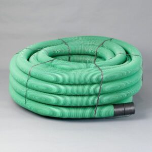 Twinwall Ducting 94mm/110mm x 50m (Green) CCTV & Cable TV