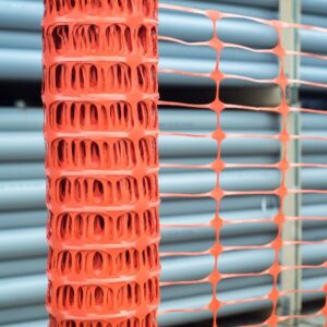 Orange Barrier Fencing 1m x 50M Roll (Reusable Mesh)