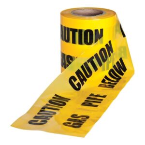Underground Warning Tape - Gas Main (Non-Detectable) 365M