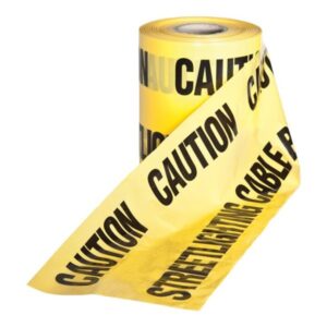 Underground Warning Tape - Street Lighting (Non-Detectable) 365M
