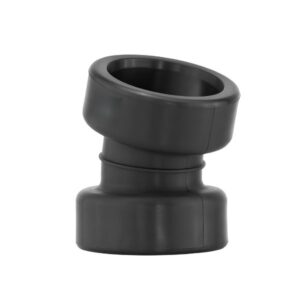 Twinwall Bend Double Socket 300mm x 15 Degrees