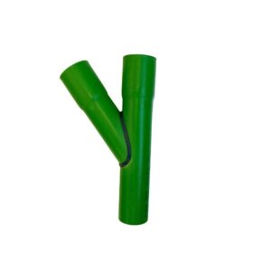 Telecommunications Duct (Green) 54mm - 45 Degree Y Branch