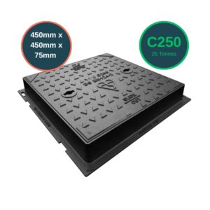 SJDKM010-450mm-x-450mm-x-75mm-C250-Manhole-Cover-Frame-Single-Seal-Access-Cover