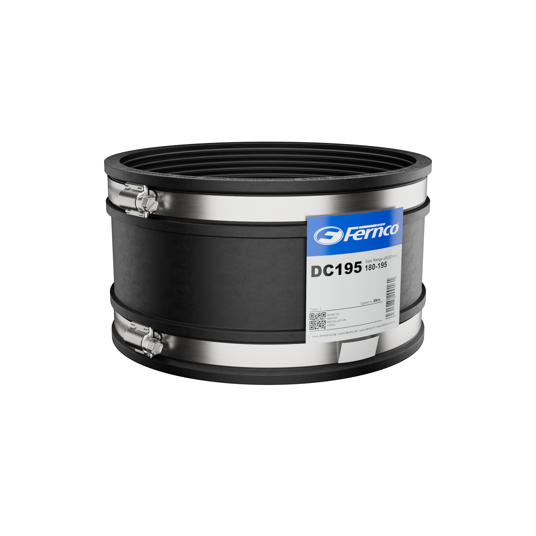 Flexible Drain Coupling (180mm–195mm) - Image 2