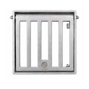 150mm Square Alloy Locking Hinged Grid. SKU: SJASG150LKD