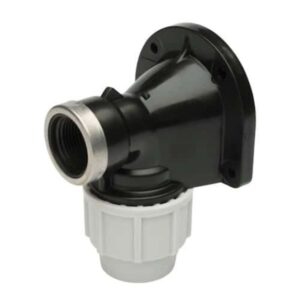 20mm Wall Plate 90 Degree Elbow (20mm x 1/2” Female)